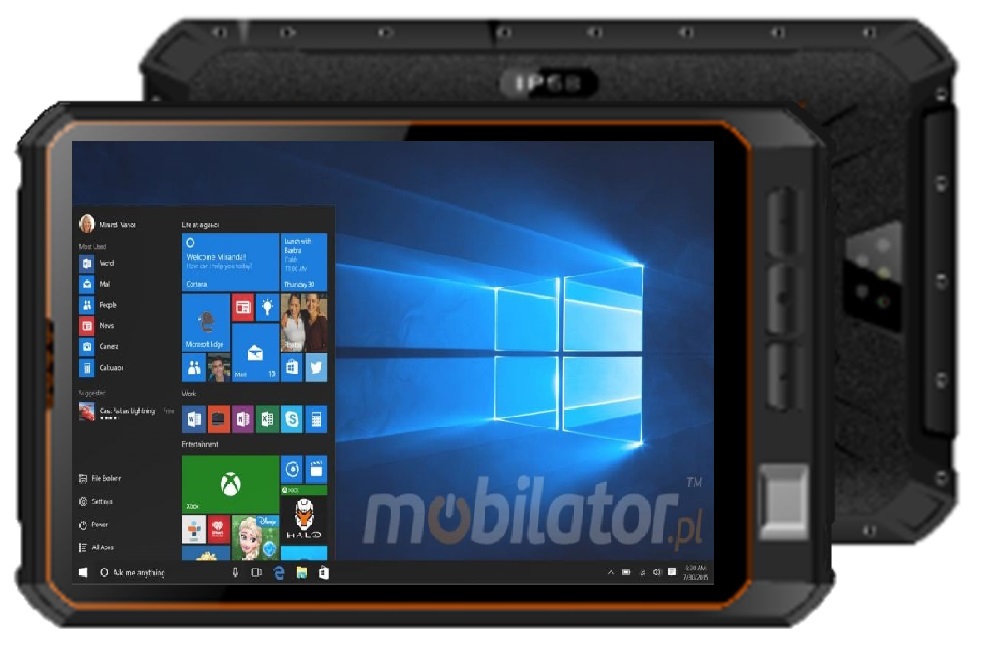 Proof rugged tablet industrial Windows 10 MobiPad TSS1011 NFC IP68 4G  IP68 mobilator  umpc